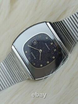 Vintage Rado Automatic Gents Dark Sky & Stars Watch, 34mm, Swiss, RARE 1970's