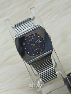 Vintage Rado Automatic Gents Dark Sky & Stars Watch, 34mm, Swiss, RARE 1970's