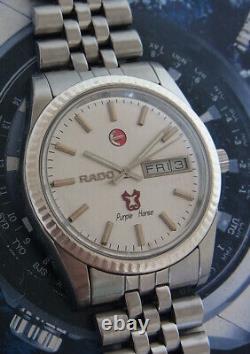 Vintage Rado Purple Horse Automatic 17 Jewels Swiss Made Watch. Nice & Rare