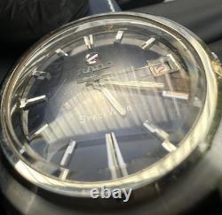 Vintage Rado Space Wing Automatic Watch Blue Gradient Dial Rare 1970s Swiss