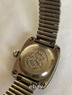 Vintage Rado Starlet Watch Ladies Blue 1970's Automatic Swiss Made 25mm So Rare