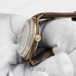 Vintage Rare 15 Jewel Swiss Men's Wrist Watch Mechanical Wind Up Works