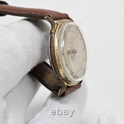 Vintage Rare 15 Jewel Swiss Men's Wrist Watch Mechanical Wind Up Works