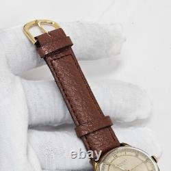 Vintage Rare 15 Jewel Swiss Men's Wrist Watch Mechanical Wind Up Works