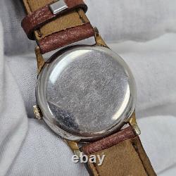 Vintage Rare 15 Jewel Swiss Men's Wrist Watch Mechanical Wind Up Works