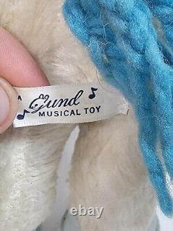 Vintage Rare 1940s Gund Pony Swiss Music Box Windup Doll