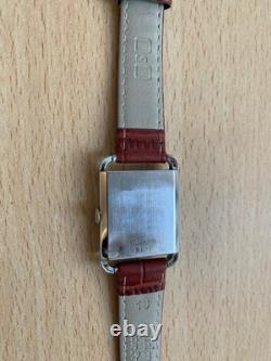 Vintage Rare 1940s Men's Cortebert Cal. 665 17Jewels Swiss Made 22mm Tank Watch