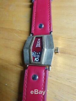 Vintage Rare 1970's HOGA Digital Jump Hour Swiss Men's wrist watch