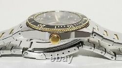 Vintage Rare 1990's Swiss Army Lancer 100 Large Two Tone Men's Date Watch 24294