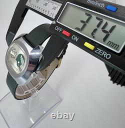 Vintage Rare 70's Lafayette Swiss Made NFL Jump Hour Watch Philadelphia Eagles