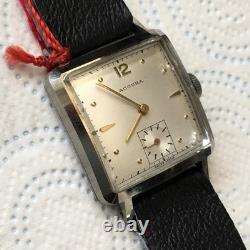 Vintage Rare ACCURA 17 Jewel Swiss Mens Wrist Watch Mechanical Wind Up Swiss