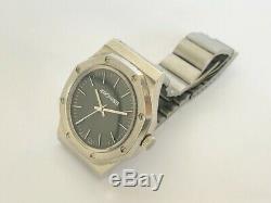 Vintage Rare ASTROMASTER Royal Oak Homage Buler Swiss watch Grey Dial #1