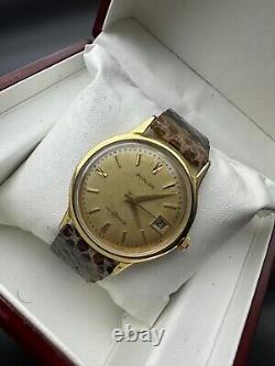 Vintage Rare AVALON Swiss Manual GENUINE 60`s Gold Bezel UNISEX 34 MM Watch