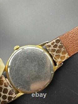 Vintage Rare AVALON Swiss Manual GENUINE 60`s Gold Bezel UNISEX 34 MM Watch