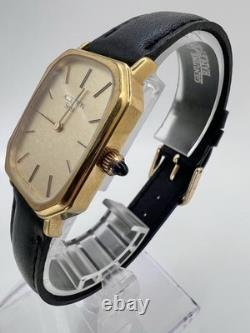 Vintage Rare Accutron Swiss Ellipse Portrait Mens Watch Thin Oldmoney