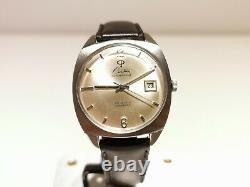 Vintage Rare All Stainless Steel Men's Swiss Automatic Watch Creation 25 J