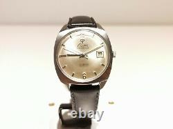 Vintage Rare All Stainless Steel Men's Swiss Automatic Watch Creation 25 J