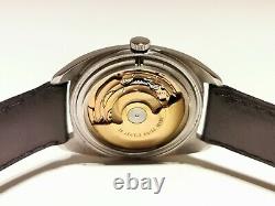 Vintage Rare All Stainless Steel Men's Swiss Automatic Watch Creation 25 J