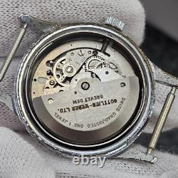 Vintage Rare Amchron Gottlieb Weber Bravet Automatic Mens Wrist Watch Swiss