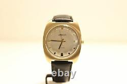 Vintage Rare Beautiful Classic Brass Case Mechanical Men's Swiss Watch Anker