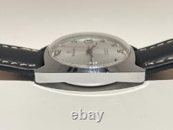 Vintage Rare Beautiful Classic Chromed Men's Swiss Automatic Watch Rodania25j