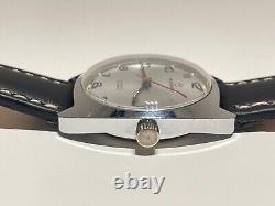 Vintage Rare Beautiful Classic Chromed Men's Swiss Automatic Watch Rodania25j
