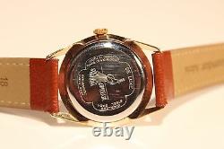 Vintage Rare Beautiful Gold Plated Mechanical Swiss Men's Watch Omodox 17j