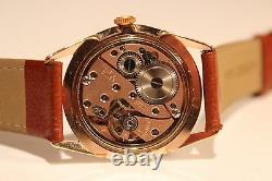Vintage Rare Beautiful Gold Plated Mechanical Swiss Men's Watch Omodox 17j
