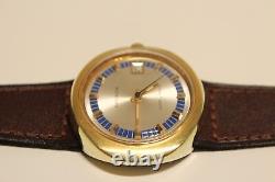 Vintage Rare Beautiful Luxury Gold Plated Swiss Men's Automatic Watch Arcadix