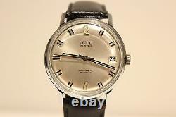 Vintage Rare Beautiful Men's Swiss Automatic Mechanical Watch Nileg 25 Jewels