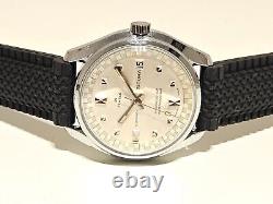 Vintage Rare Beautiful Sport Chromed Men's Swiss Automatic Watch Sicura 25j