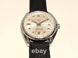 Vintage Rare Beautiful Sport Chromed Men's Swiss Automatic Watch Sicura 25j