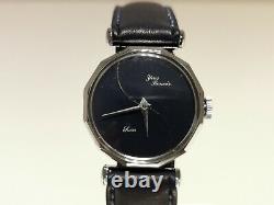 Vintage Rare Beautiful Swiss Chromed Ladies Mechanical Watch Yves Renoir