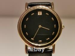 Vintage Rare Beautiful Swiss Gold Plated Men's Quartz Advertising Watchplayboy