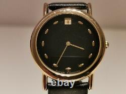 Vintage Rare Beautiful Swiss Gold Plated Men's Quartz Advertising Watchplayboy