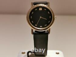 Vintage Rare Beautiful Swiss Gold Plated Men's Quartz Advertising Watchplayboy