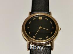 Vintage Rare Beautiful Swiss Gold Plated Men's Quartz Advertising Watchplayboy