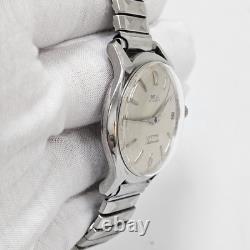 Vintage Rare Bell Mens Wrist Watch 17 Jewel Automatic Date Swiss Stainless Steel