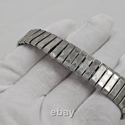 Vintage Rare Bell Mens Wrist Watch 17 Jewel Automatic Date Swiss Stainless Steel