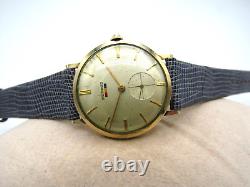 Vintage Rare Benrus Citation Comet Cal DN 411 Swiss Sub Second Slim Thin Watch