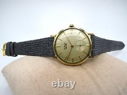 Vintage Rare Benrus Citation Comet Cal DN 411 Swiss Sub Second Slim Thin Watch