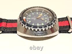 Vintage Rare Big Two Crown Sport Diver Style Swiss Men Mechanical Watchmortima