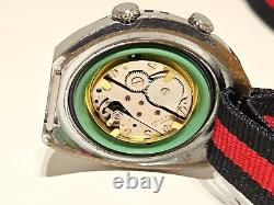 Vintage Rare Big Two Crown Sport Diver Style Swiss Men Mechanical Watchmortima