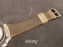 Vintage Rare Buler Acrilic Swiss Mechanical Wristwatch Mystery Dial Working
