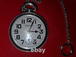 Vintage Rare Caravelle Pocket Watch Working Swiss