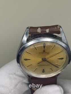 Vintage Rare Castell Premier 17 Jewels Permaspring 14632 Swiss Made 1960s