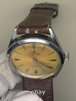 Vintage Rare Castell Premier 17 Jewels Permaspring 14632 Swiss Made 1960s
