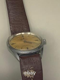 Vintage Rare Castell Premier 17 Jewels Permaspring 14632 Swiss Made 1960s