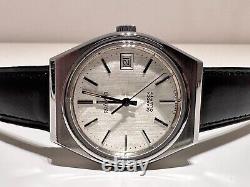 Vintage Rare Classic Collectible Swiss All St. Steel Men's Quartz Watch Roamer