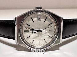 Vintage Rare Classic Collectible Swiss All St. Steel Men's Quartz Watch Roamer